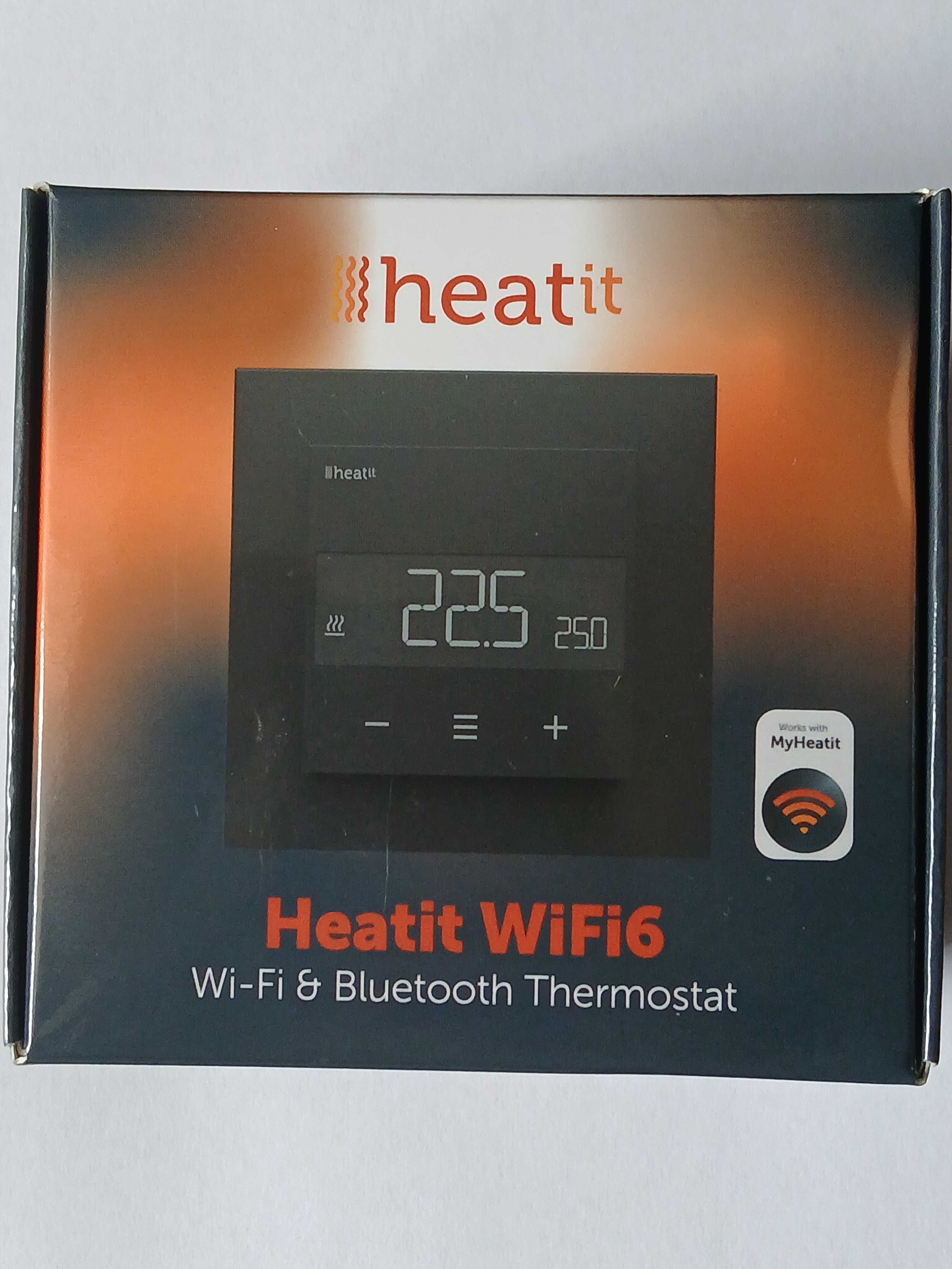 Heatit WiFi6 InteligentnyTermostat Ogrzewania Elektrycznego i Wodnego