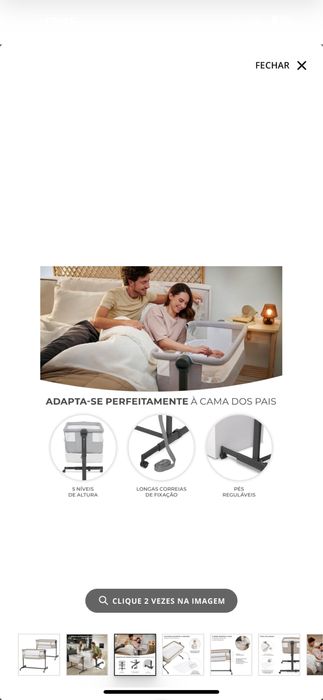 Berço bege - Kinderkraft