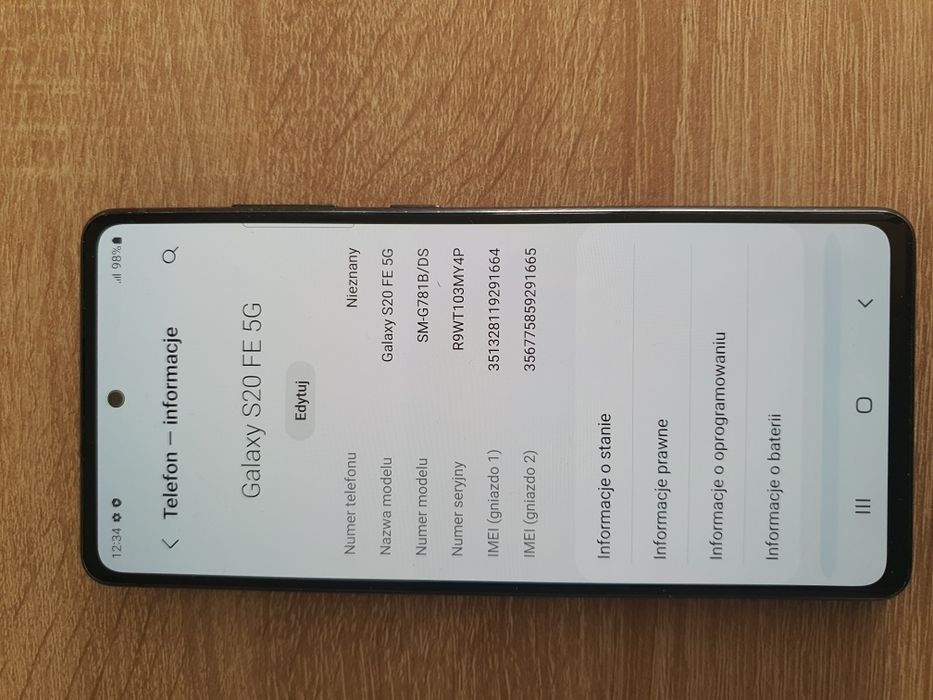 Samsung Galaxy S20 fe 5G