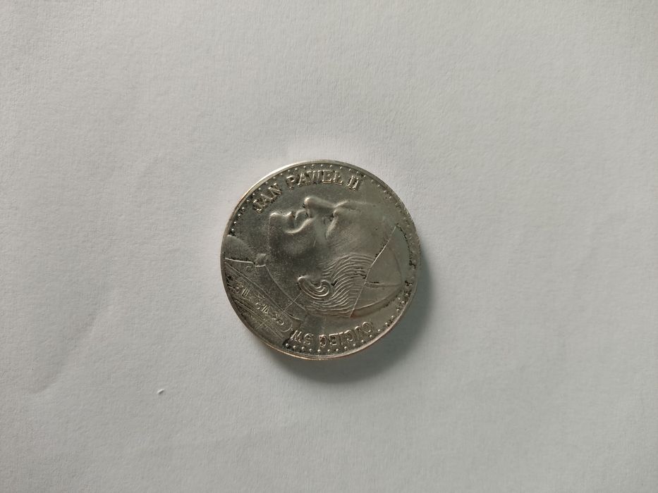 Srebro Jan Paweł 2 Jasna Góra 600 lat