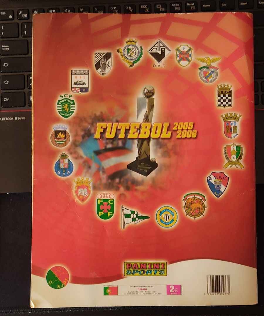 Futebol 2005/2006 Caderneta Panini sports