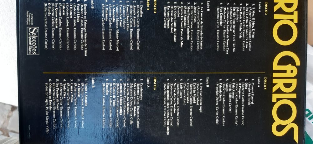 Coletânea vinil Roberto Carlos