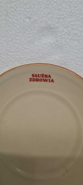 Talerz Talerzyk Służba Zdrowia 17 cm PRL