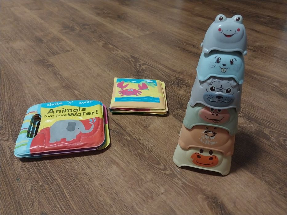 Пірамідка,книжка для купання,резинова книжка