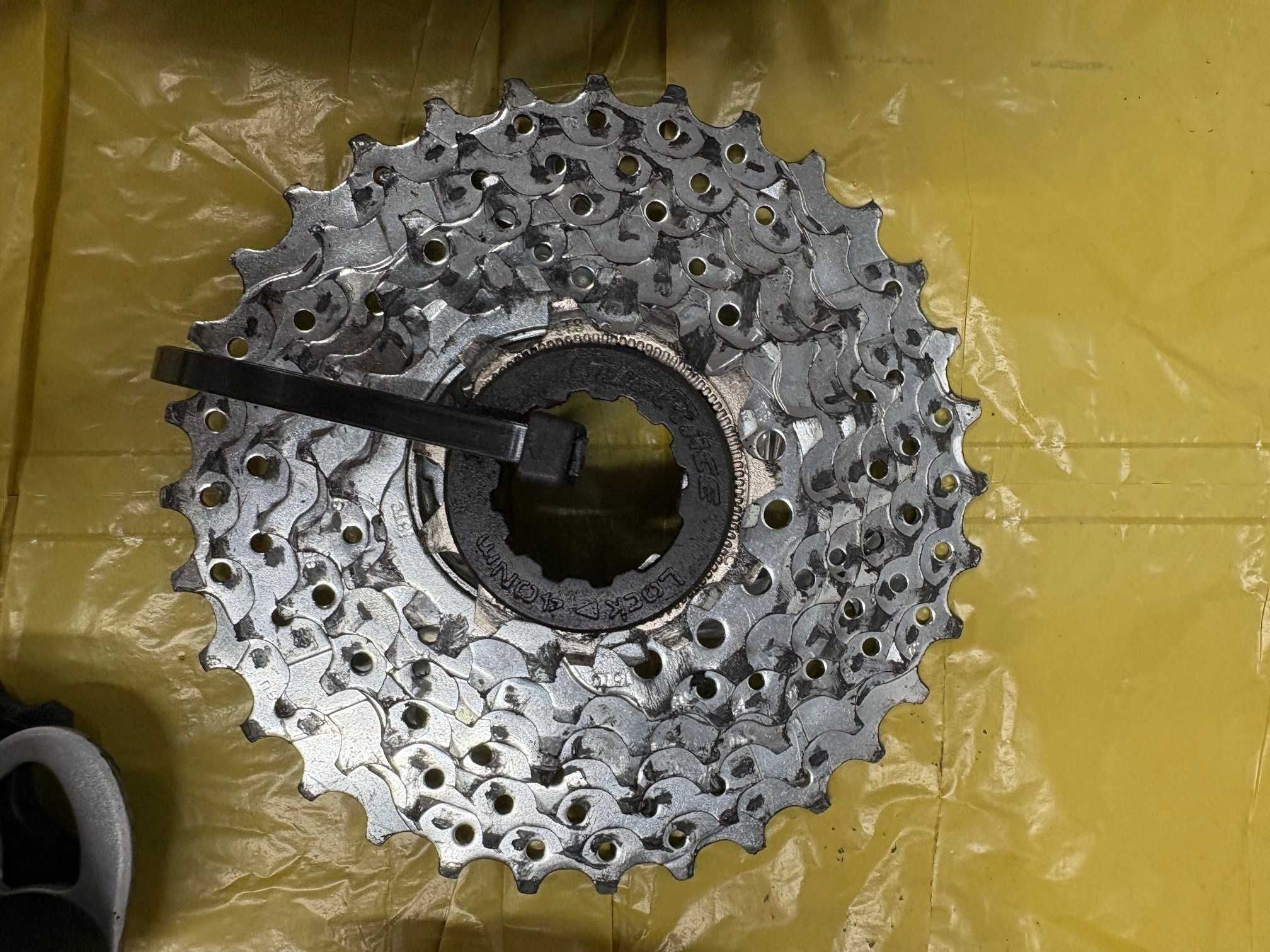 Kompletny napęd 3x8 Shimano/Tektro/Microshift Hamulce hydrauliczne