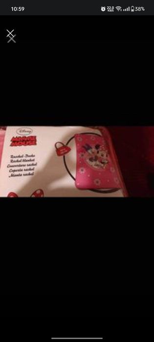 Cobertor novo Minnie