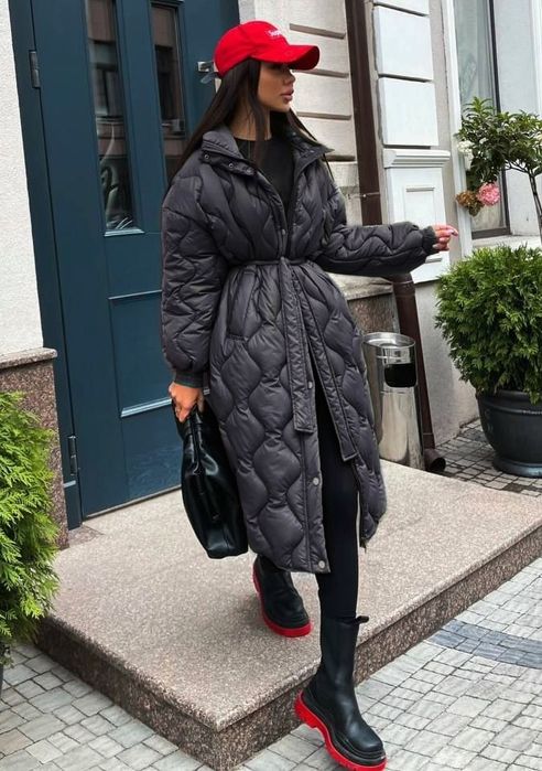 Куртка пальто стьобане демі