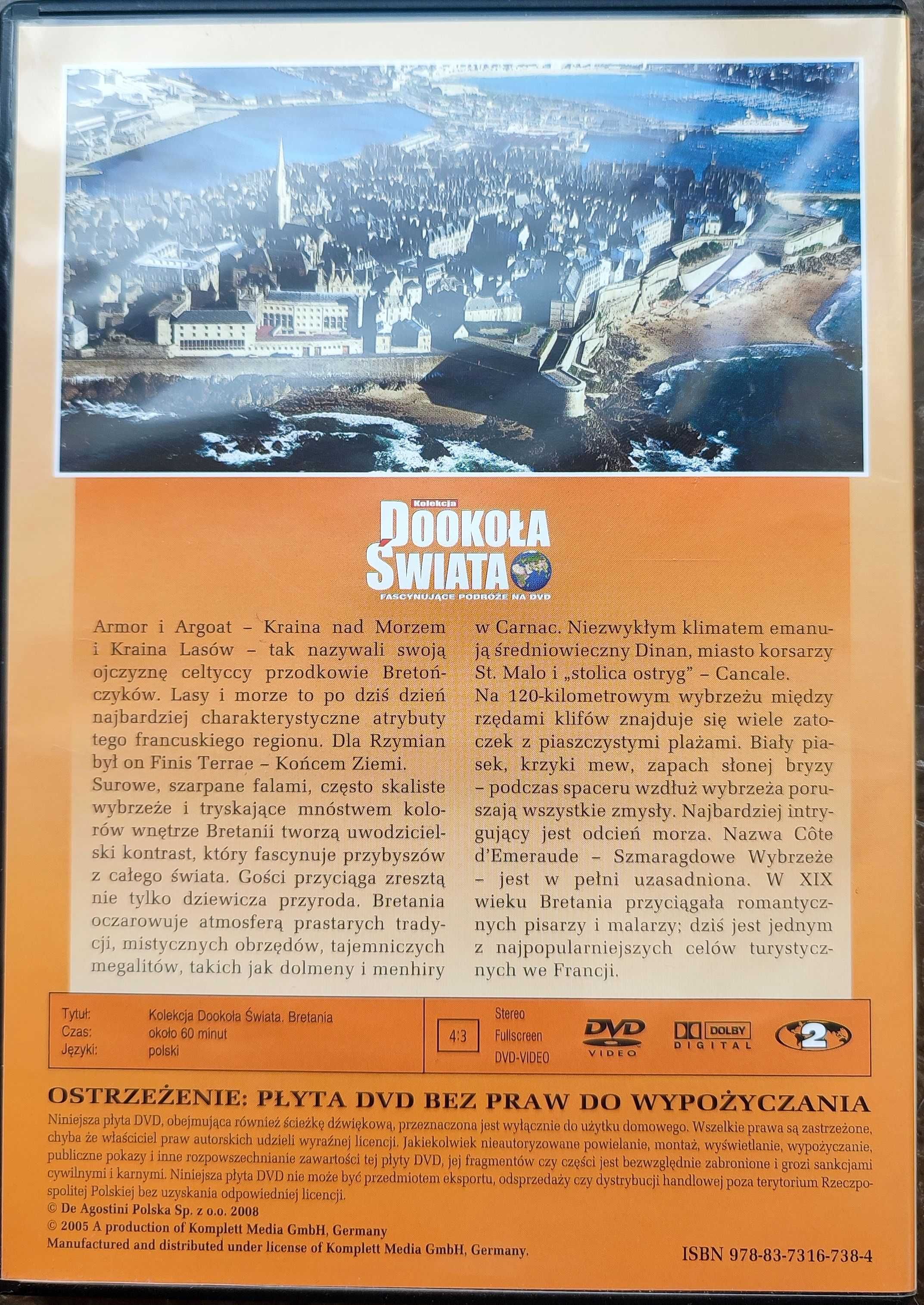 Film DVD Bretania. Niezwykłe budowle i malownicze wybrzeża