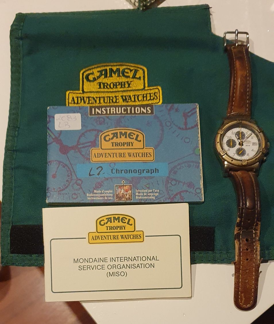 Relógio camel trophy