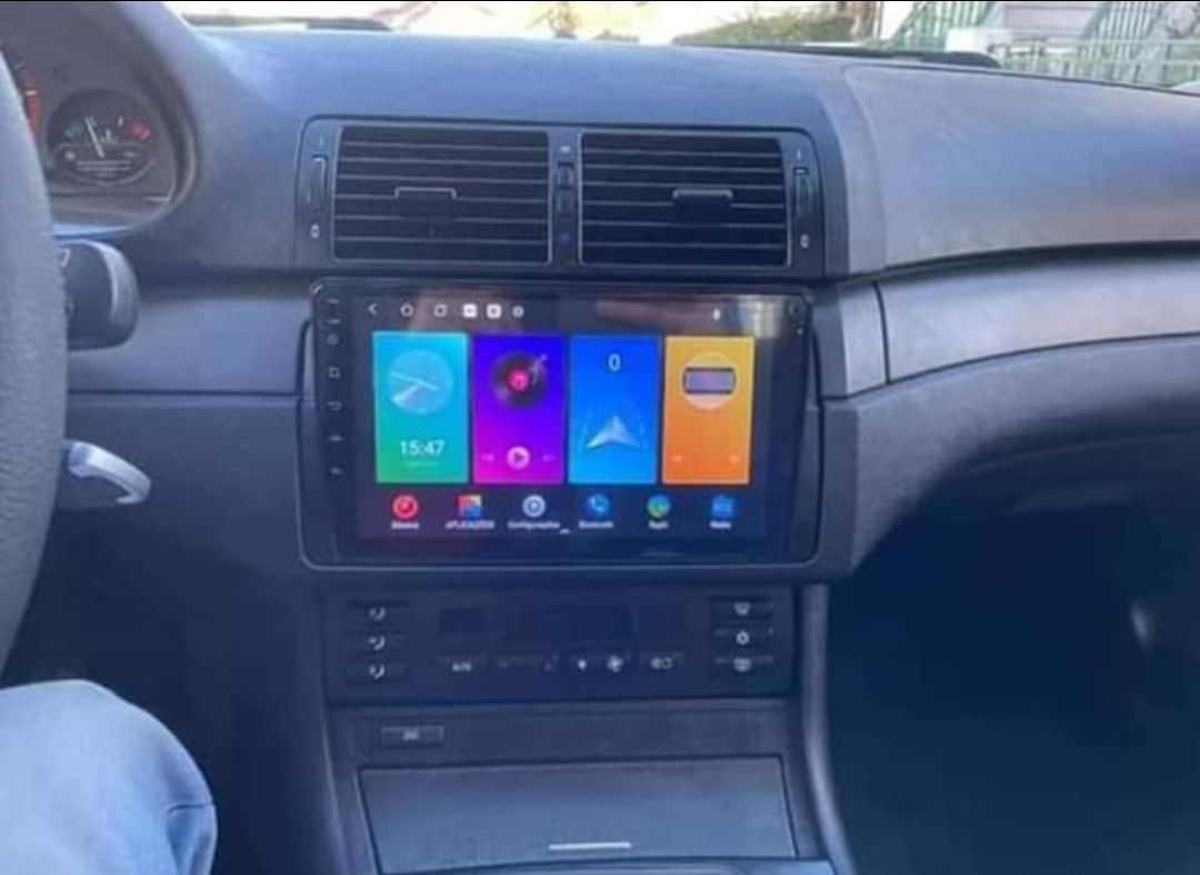 Rádio Android 12 com GPS BMW E46 (Artigo Novo)