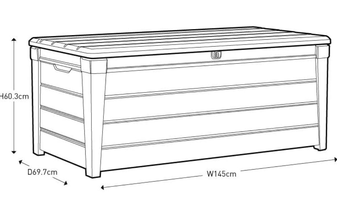 Skrzynia ogrodowa Keter Brightwood 454L Outdoor