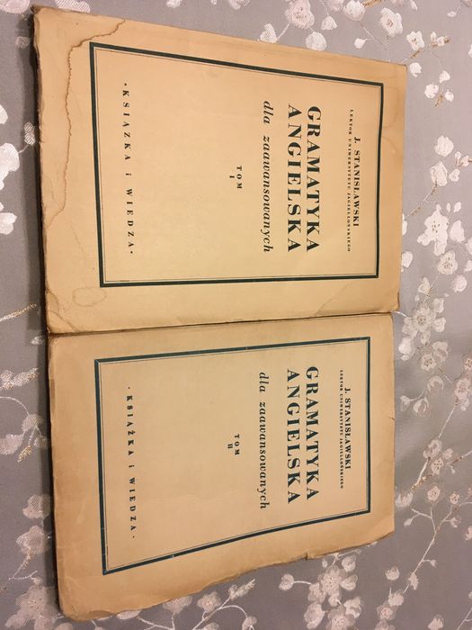 Gramatyka Angielska tom I i II J.Stanisławski 1950