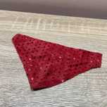 Bandana dla psa chustka do obroży czerwona
