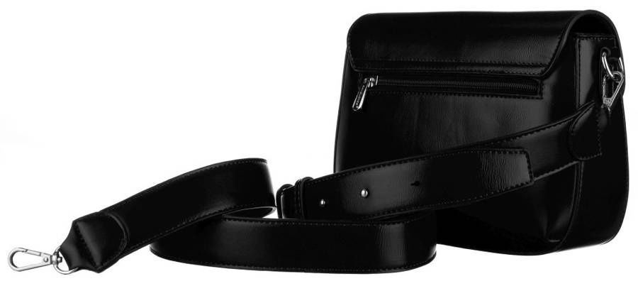 minimalistyczna listonoszka na szerokim pasku - david jones