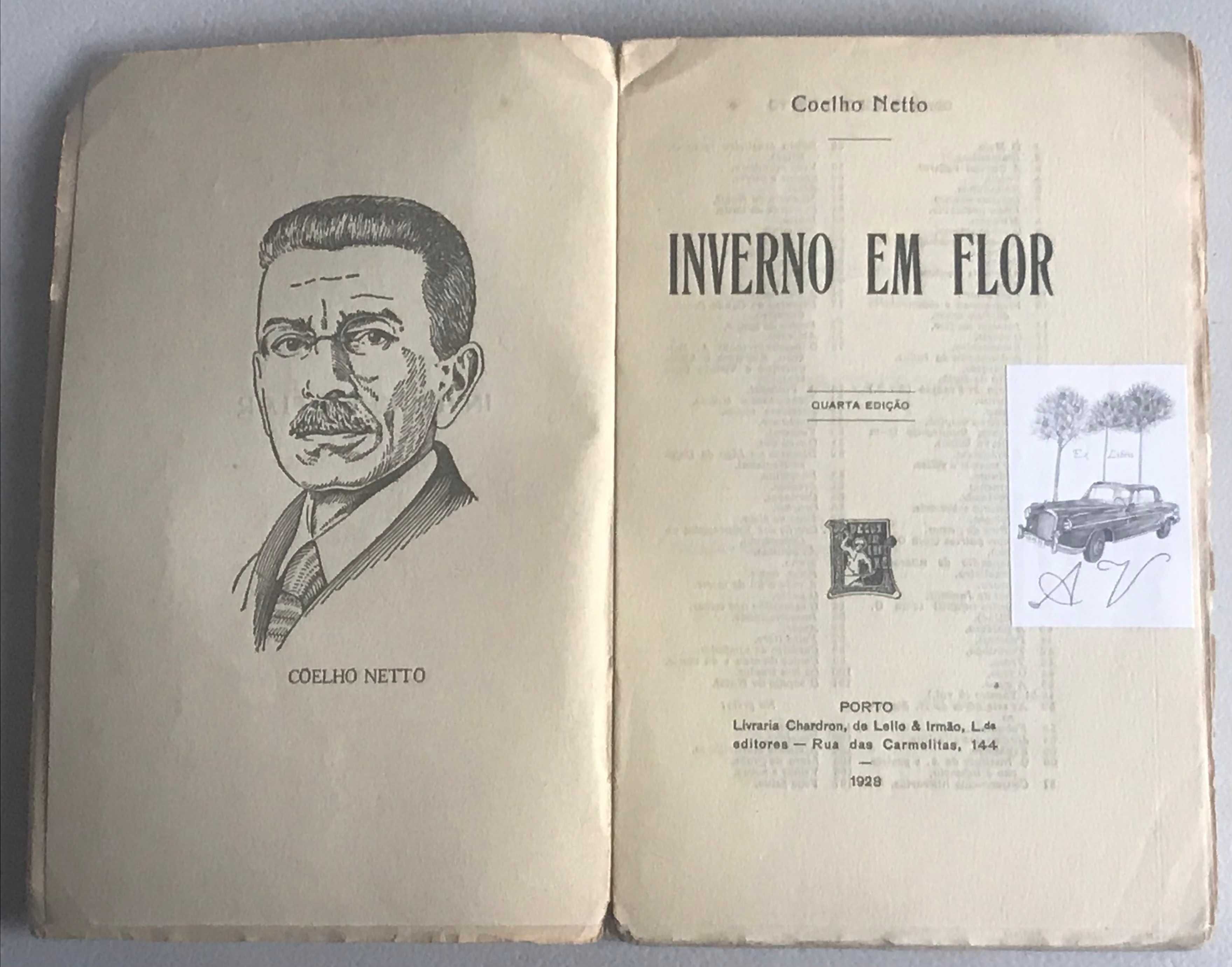 Livro Ref Par 2: Coelho Netto- Inverno Em Flor  ( 4ª edição- 1928)