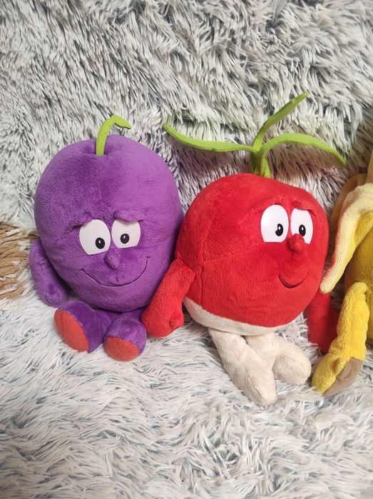 Мягкие игрушки овощи фрукты goodness gang
