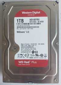 Dysk twardy WD RED WD10EFRX 1TB SATA 3,5", zerowy przebieg!