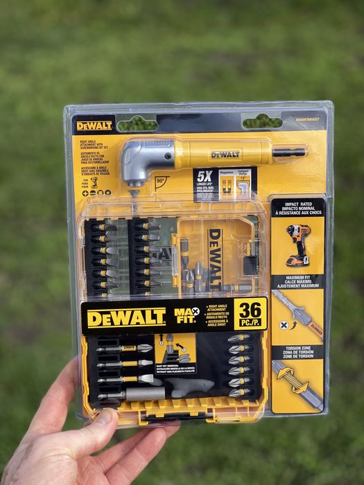 Набір Біт + Кутова Насадка DeWALT Подовжені Біти ОРИГІНАЛ З USA