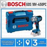 Гайковерт акумуляторний Bosch GDS 18V-450 PC (DCF 922 892 899 900 961)