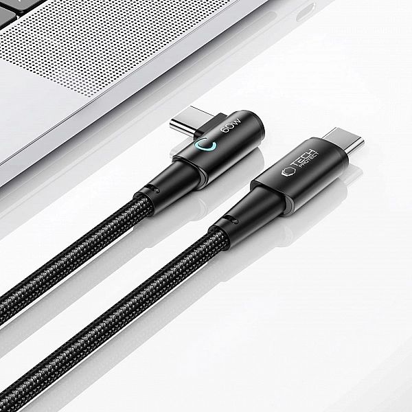 Kabel Tech-Protect UltraBoost L USB-C / USB-C 60W 6A 1m - szary