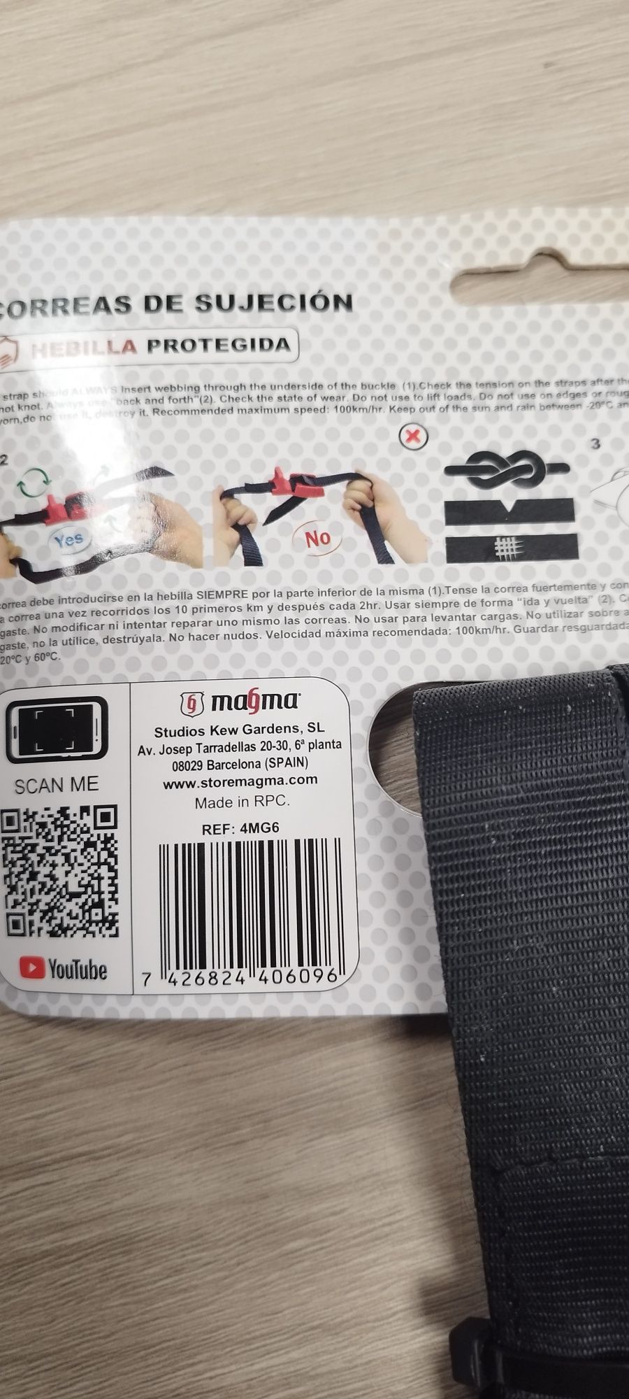 Klamry zaciskowe Magma dwie sztuki 3 m