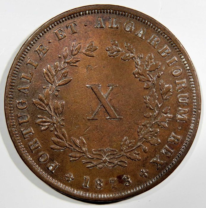 Monarquia Portuguesa D. Lus I X Reis 1873 Bela