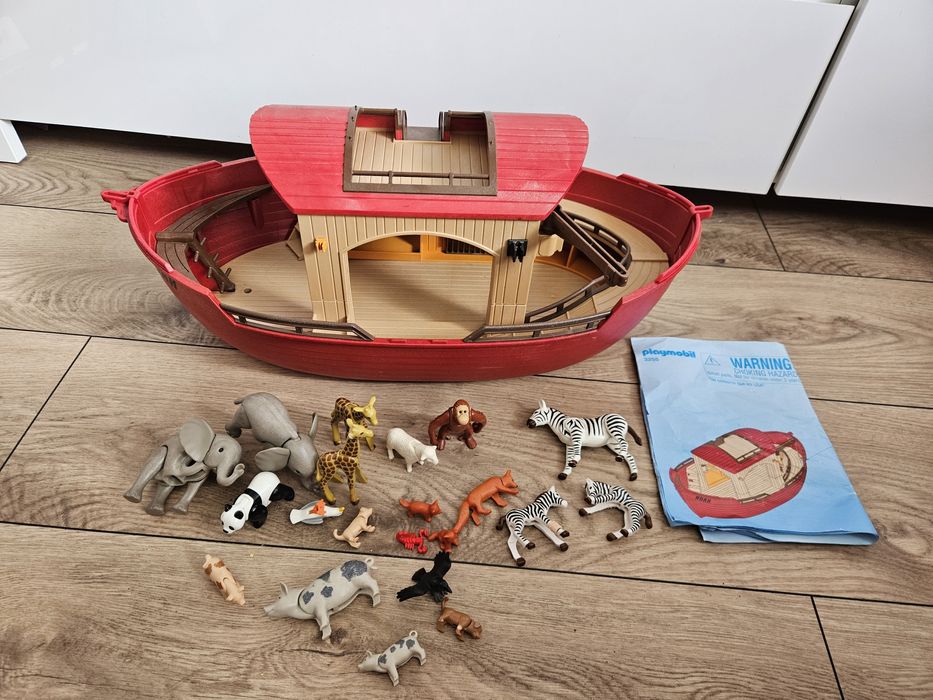 Arka Noego playmobil zwierzęta statek