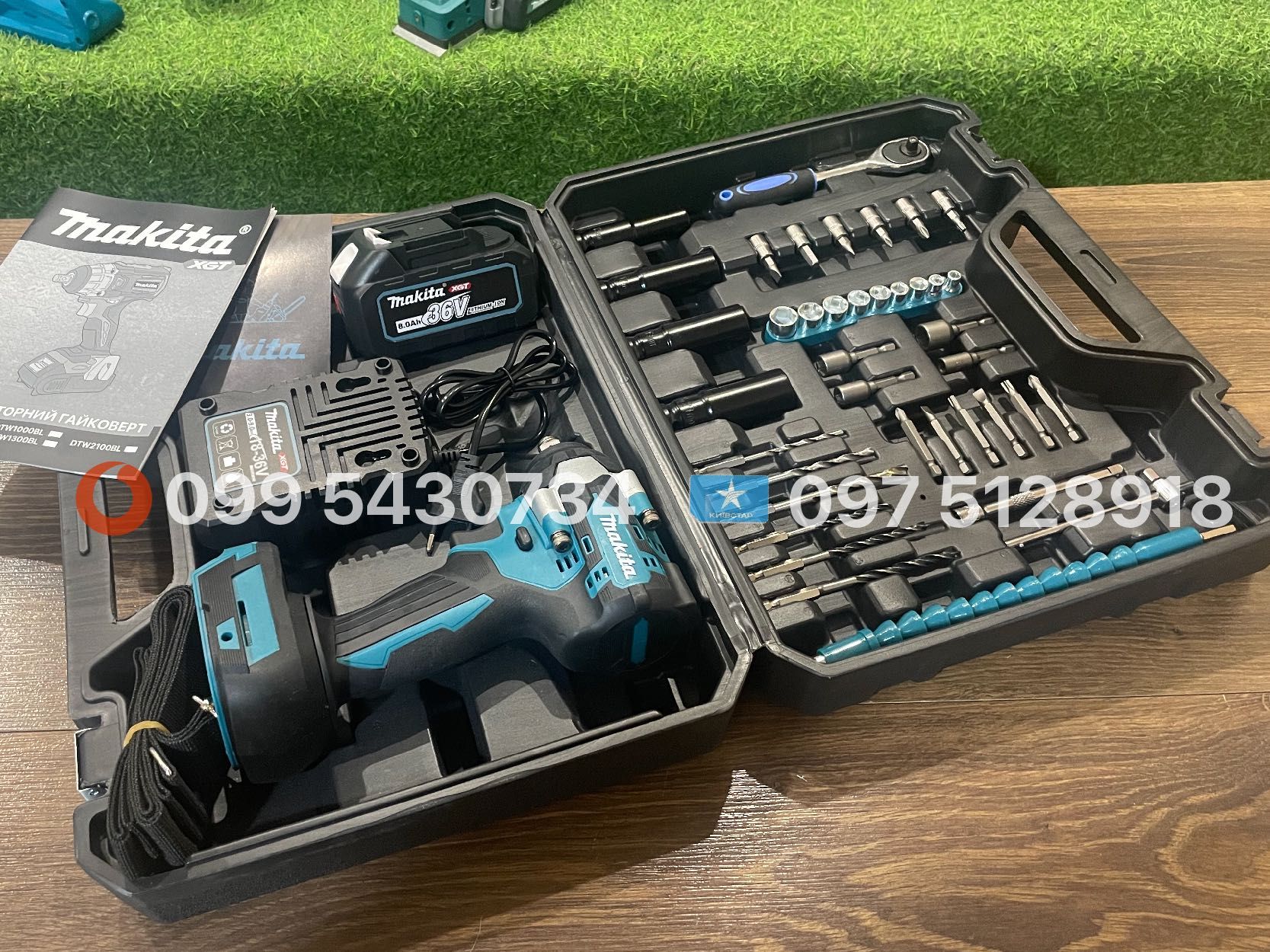 Гайковерт Makita DTW500BL Акумуляторний Безщітковий 36V Витоверт Імпак