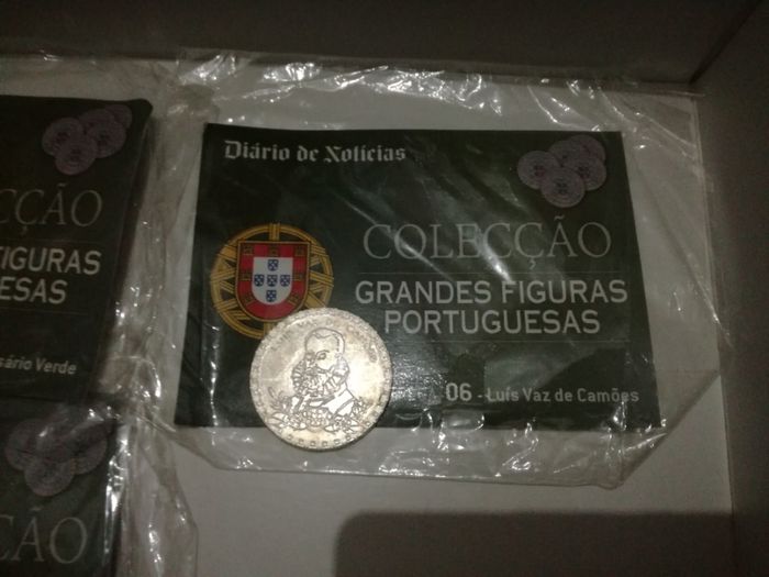 Moedas grandes figuras portuguesas