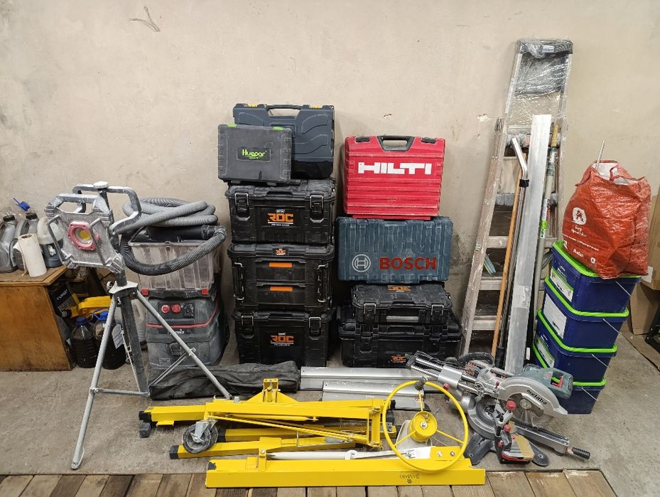 Комплект інструменту для гіпсокартонних і малярних робіт