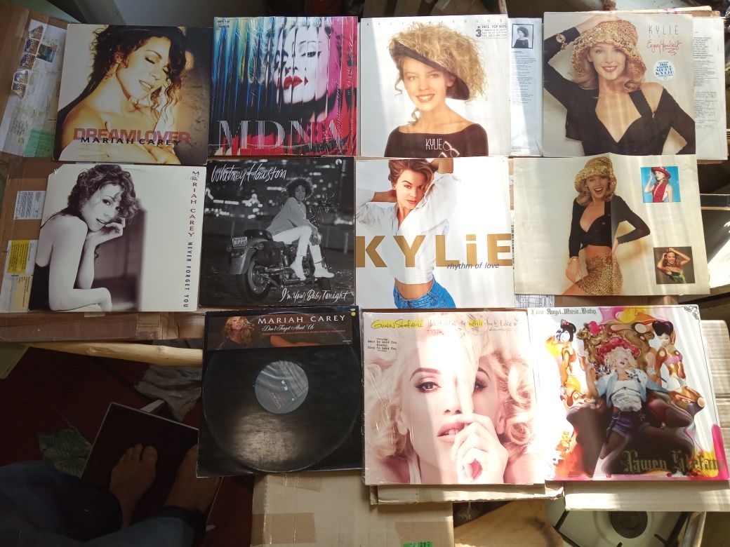 Madonna,Kylie Minoguei W.Huston,M.Carey винил продаю