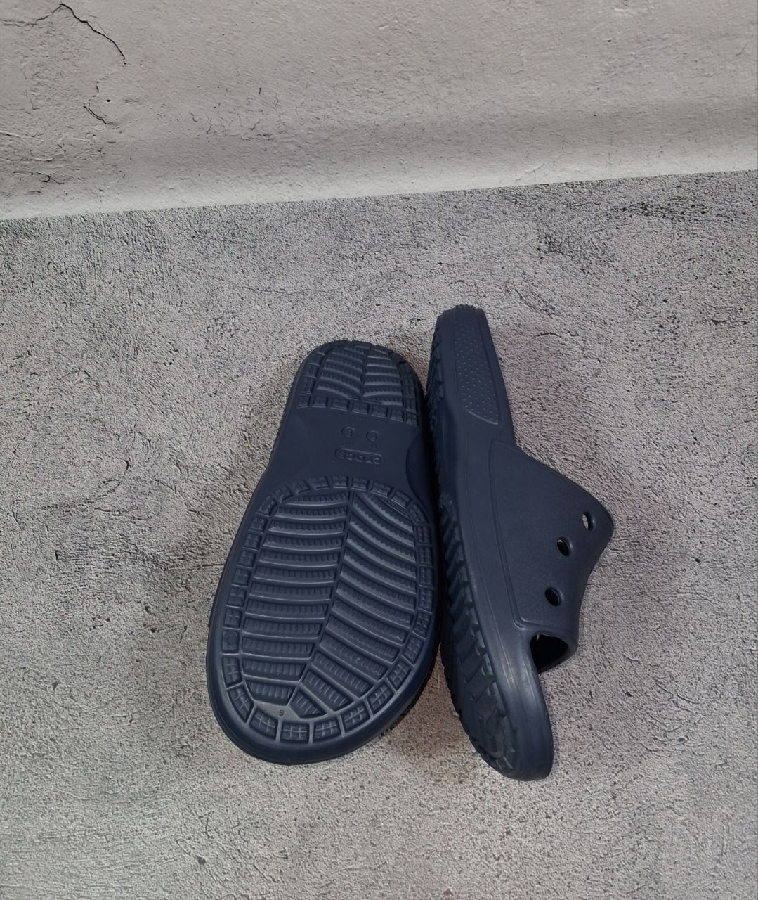 Шлепанцы Crocs Jibbitz синие мужские тапочки сланцы Clog Classic