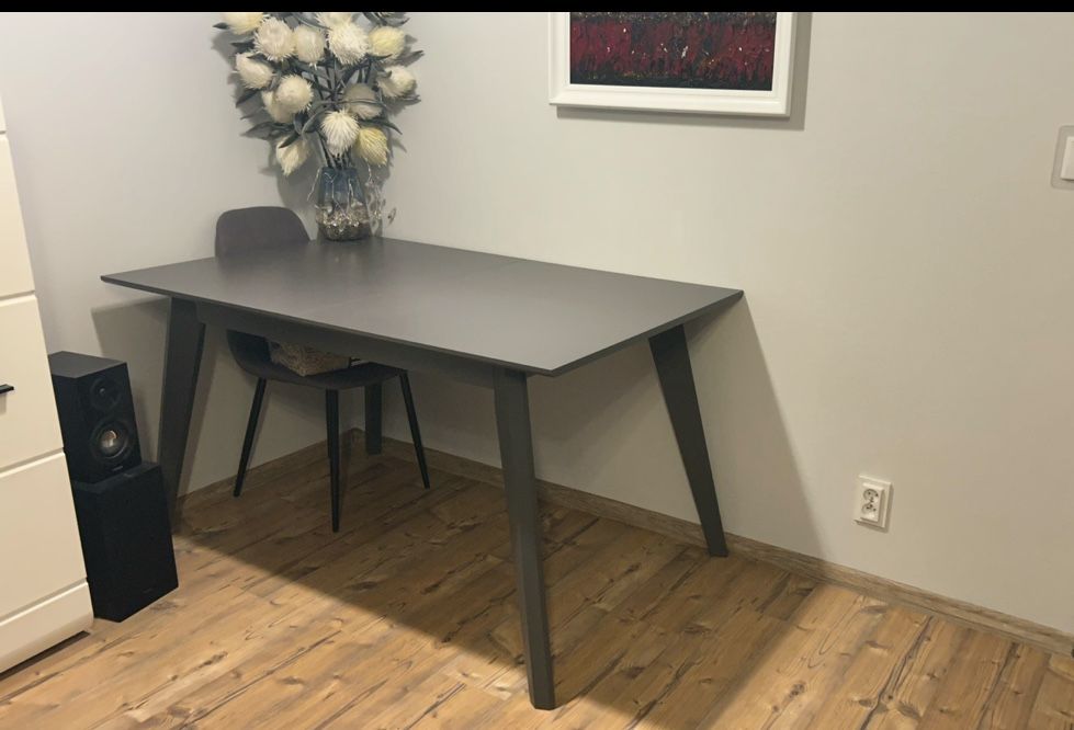 Stół rozkładany BRW 140/85 cm z krzesłami