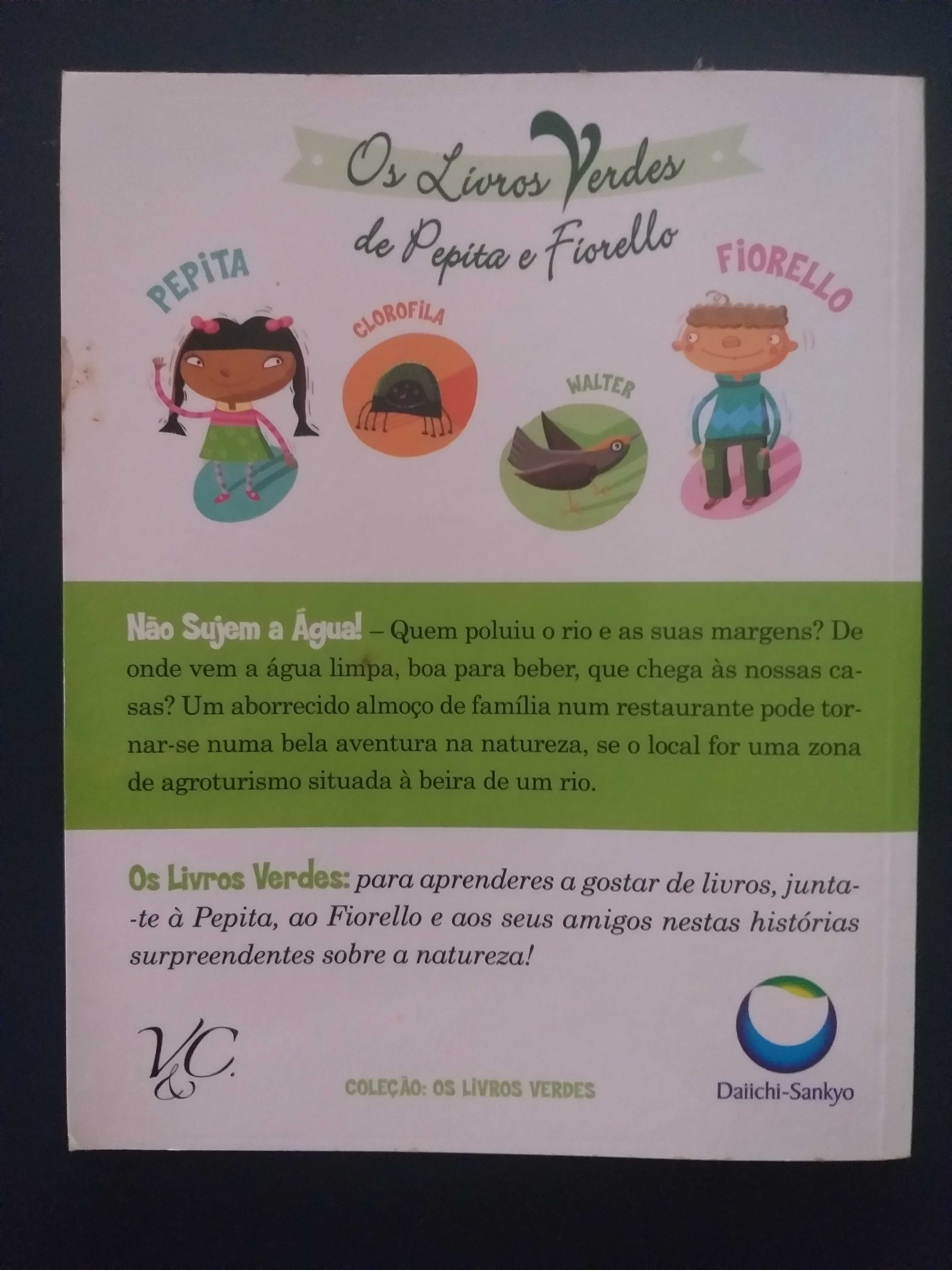 Livro infantil "Não Sujem a Água!" de Luca Cognolato