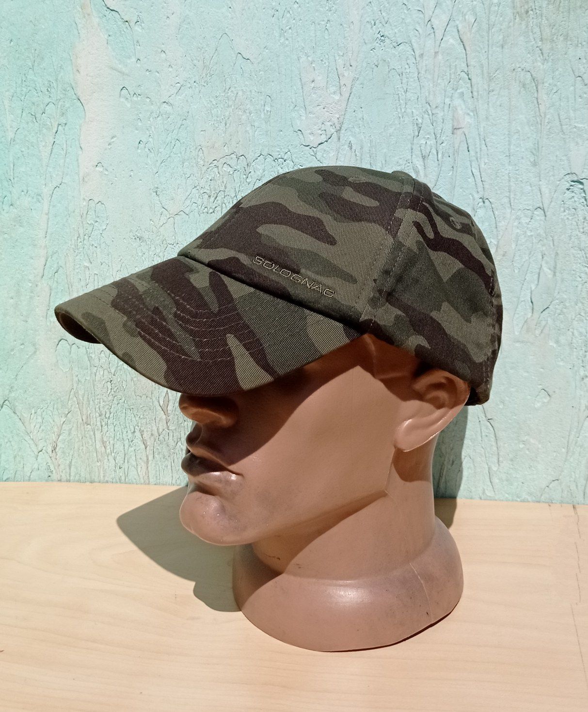 Кепка SOLOGNAC  для полювання камуфляж One size.