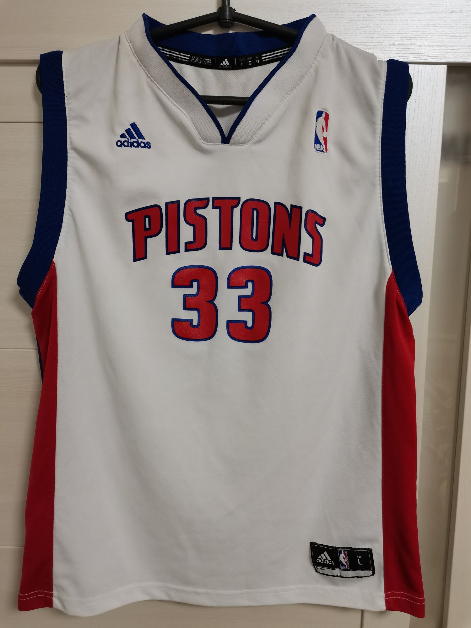 Детская Баскетбольная Майка NBA Detroit Pistons Jerebko #33