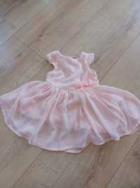 Różowa sukienka niemowlęca