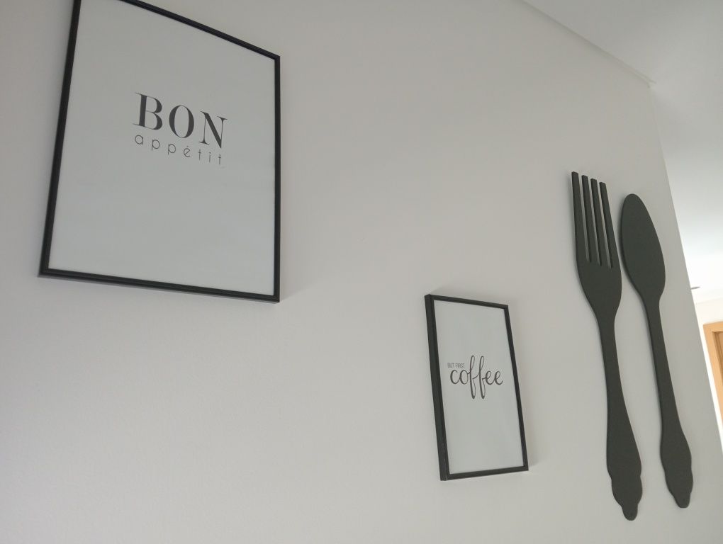 Conjunto de decoração de parede para cozinha