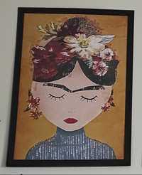 Plakat obraz Frida 50x70 bez ramy idealne