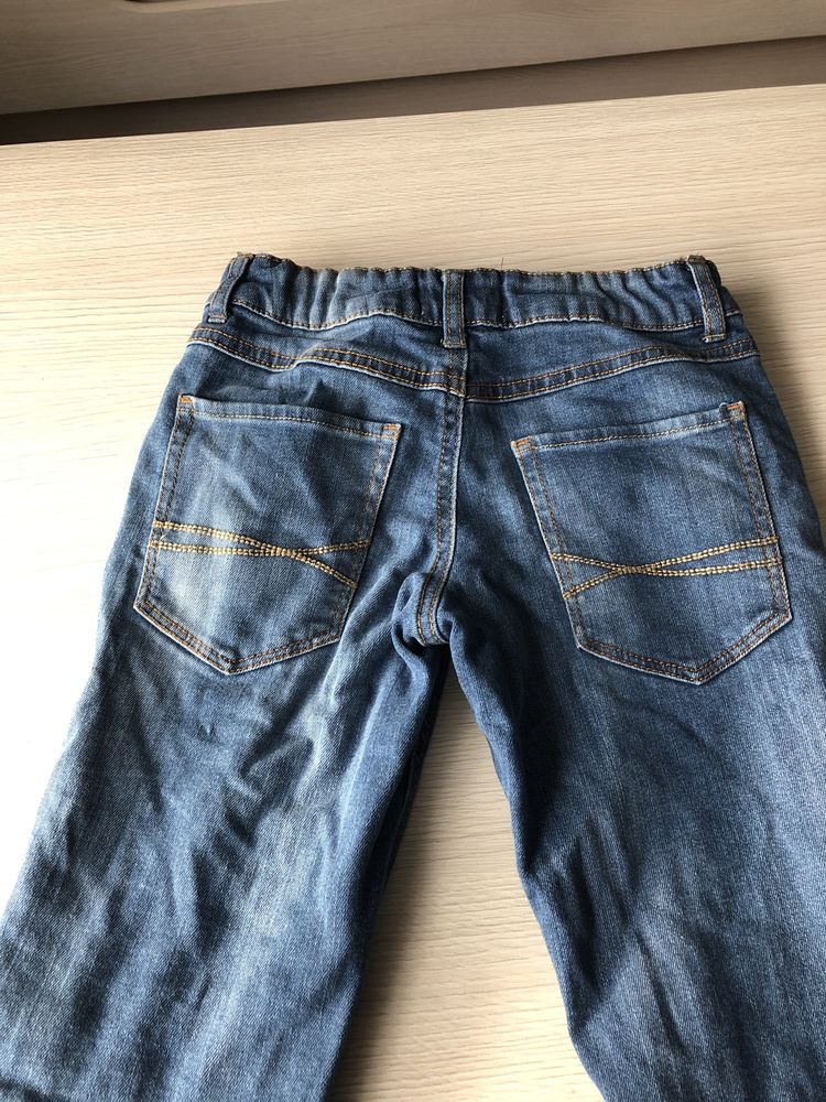 Spodnie jeansowe chlopiece 128