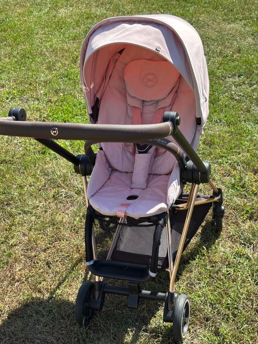 Sprzedam wózek Cybex Mios 3.0 – rama Rose Gold + spacerówka Peach Pink