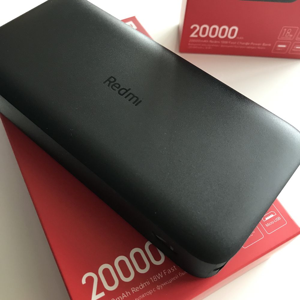 Павербанк Xiaomi Redmi 20000mAh/18W швидка зарядка. Оригінал (Global)
