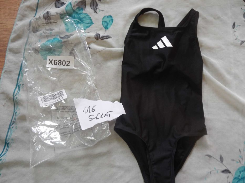 Wyprzedaż totalna: Adidas  Strój kąpielowy jednoczęściowy rozm. 116