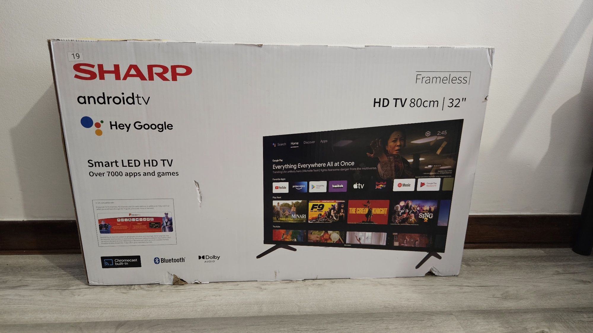 TV SHARP 32FH2EA - 32" - 81 cm - HD - Smart TV