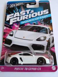 Hot Wheels Fast& Furious Porsche cayman GT4
