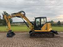 Koparka gasienicowa CAT Caterpillar 308 07 CR VAH,  3x łamane ramie