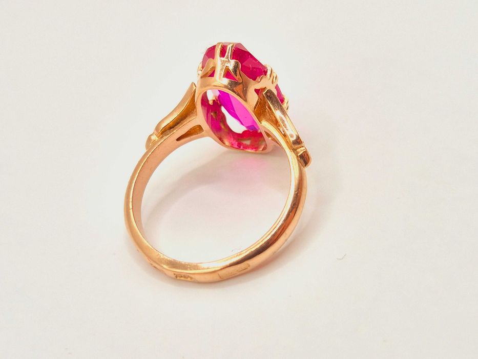 Stary Rosyjski Złoty Pierścionek pr.583 (14K) ZSRR JAK NOWY