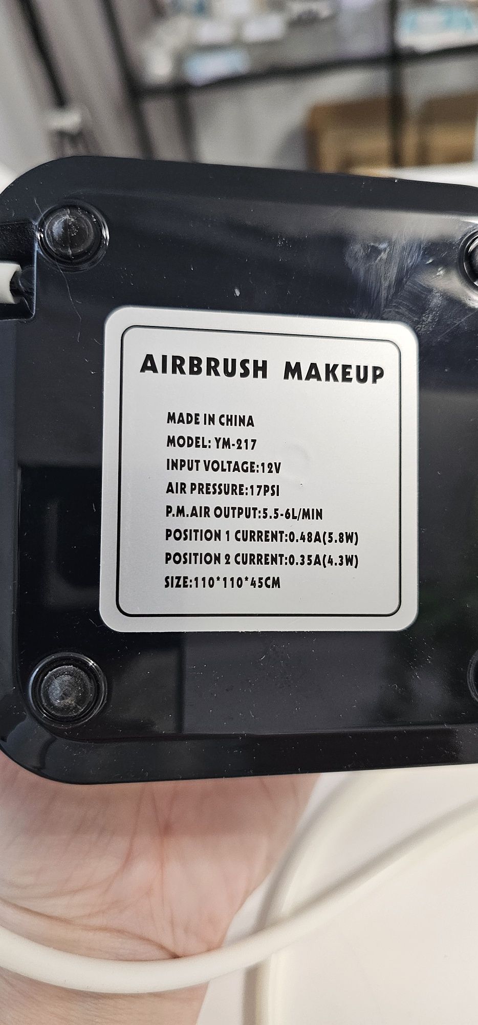 Aerograf + kompresor + szablony Airbrush