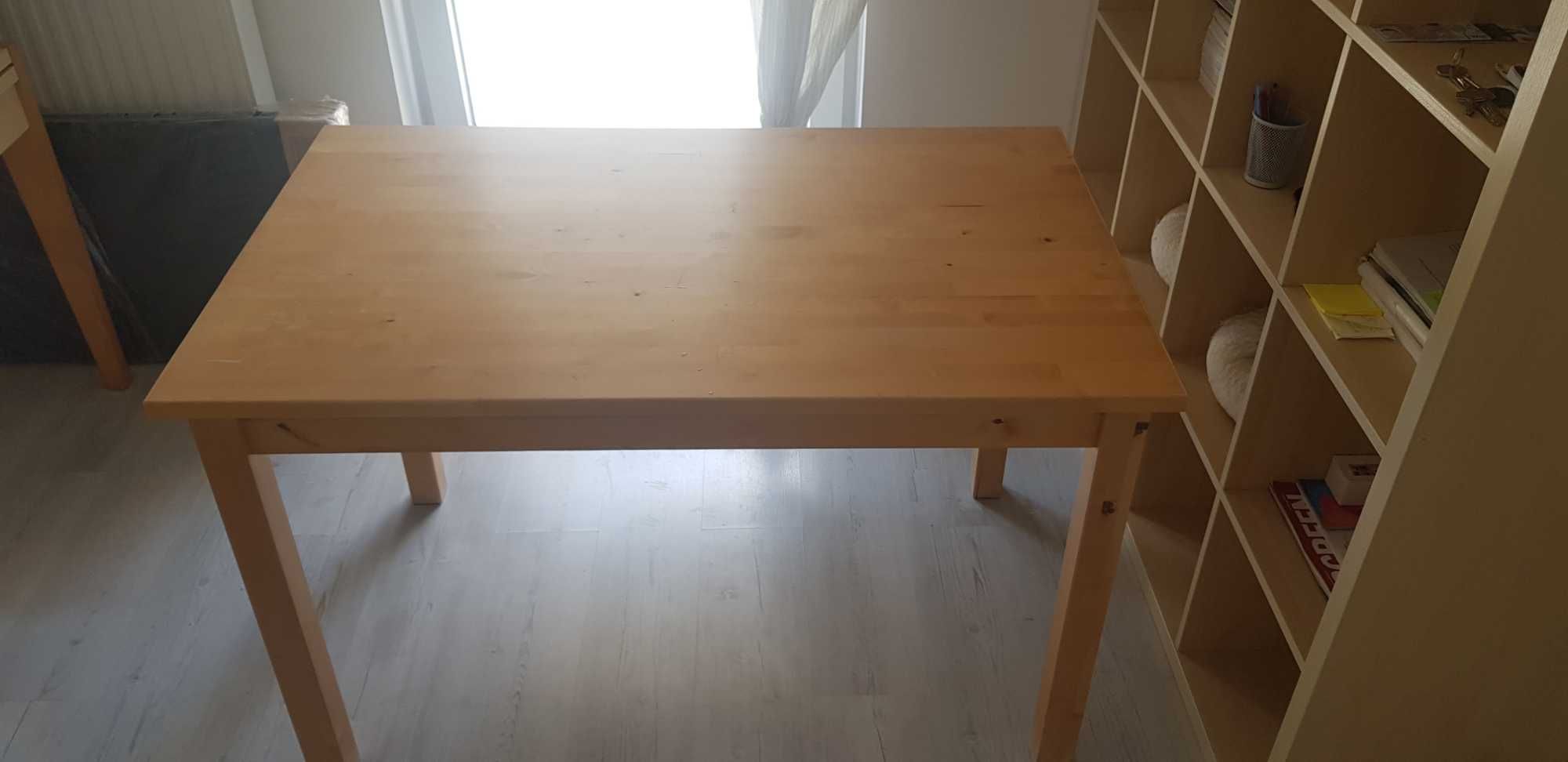 IKEA Kallax Regał, imitacja dębu bejcowanego, 147x147 cm 16 półek