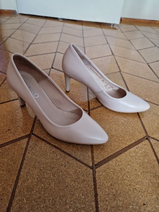 Czółenka eleganckie szpilki Ryłko 36